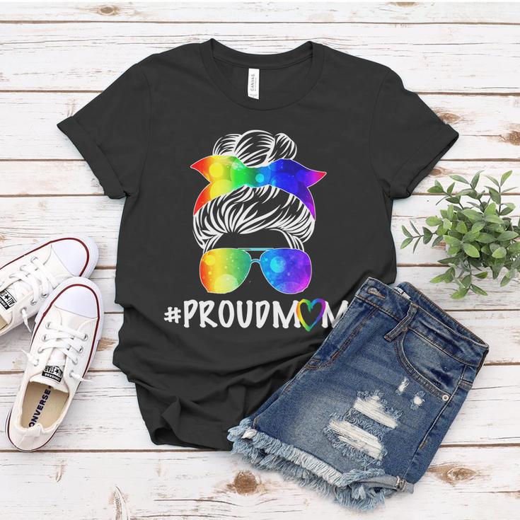 Proud Mom Lgbt Rainbow Pride Tshirt Women T-shirt Unique Gifts