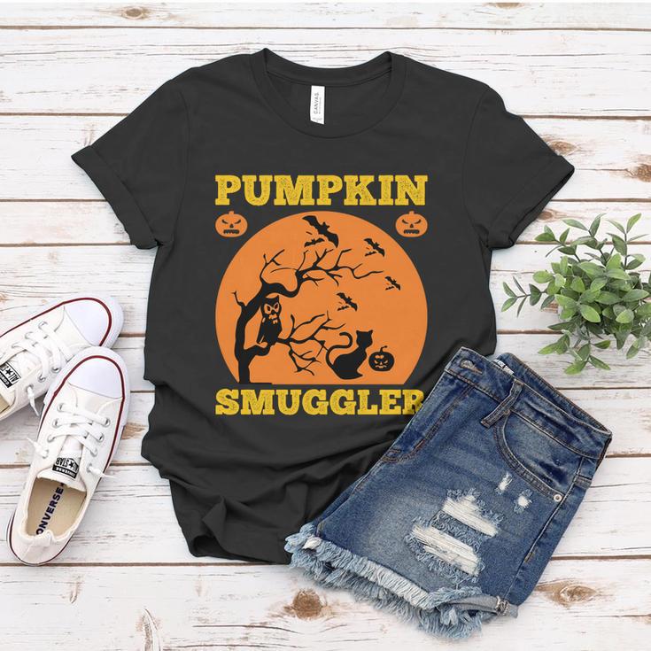 Pumpkin Smuggler Funny Halloween Quote Women T-shirt Unique Gifts