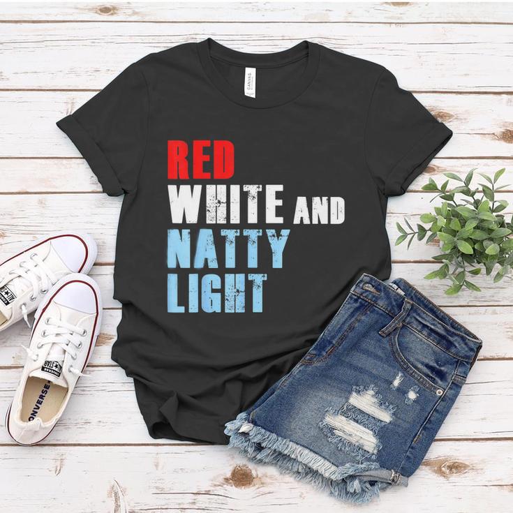 Red White & Nattylight For Mens Womens 4Th Of July Women T-shirt Unique Gifts