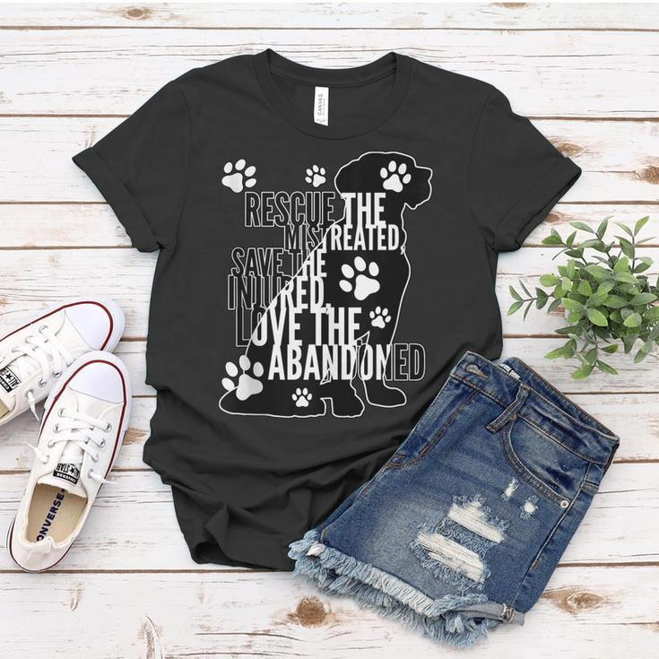 Rescue Save Love - Cute Animal Rescue Dog Cat Lovers Women T-shirt Funny Gifts