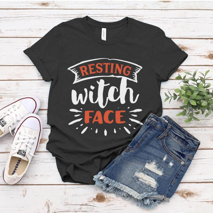 Resting Witch Face Halloween Quote V5 Women T-shirt Unique Gifts