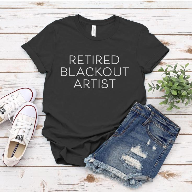 Retired Blackout Artist Women T-shirt Unique Gifts