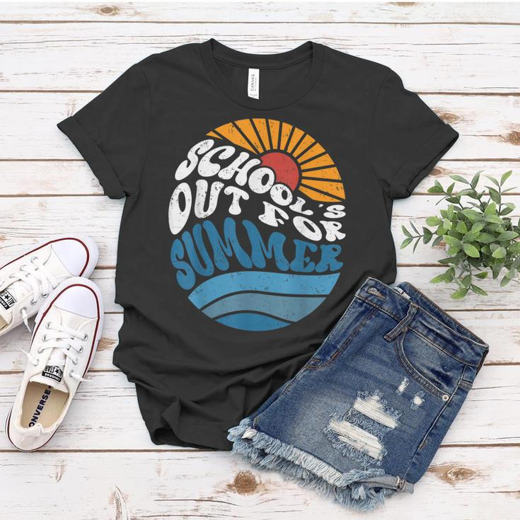 Schools Out For Summer Last Day Of School Kids Teachers Women T-shirt Funny Gifts