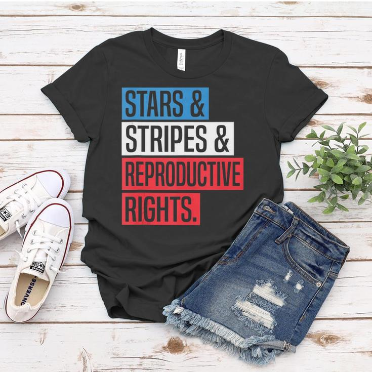 Stars Stripes And Reproductive Rights Pro Choice 4Th Of July Women T-shirt Unique Gifts