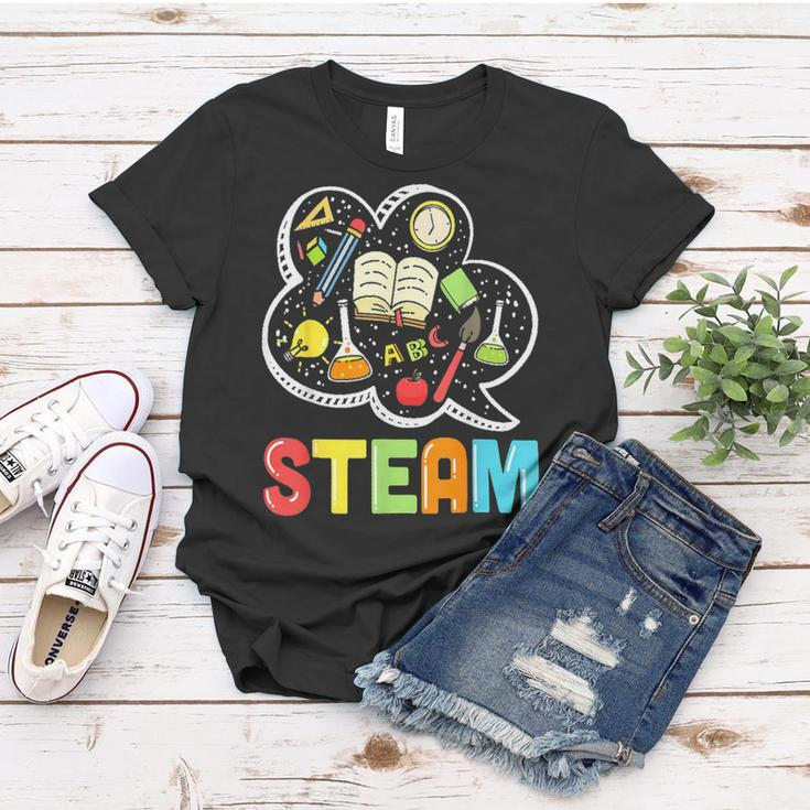 Steam Teacher And Student Back To School Stem Tee Women T-shirt Funny Gifts