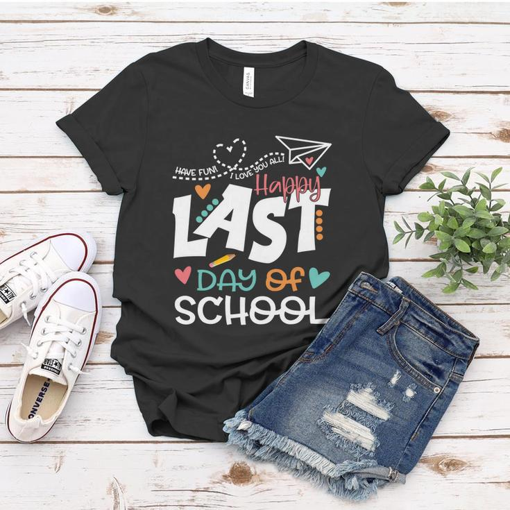 Teachers Kids Graduation Students Happy Last Day Of School Meaningful Gift Women T-shirt Unique Gifts
