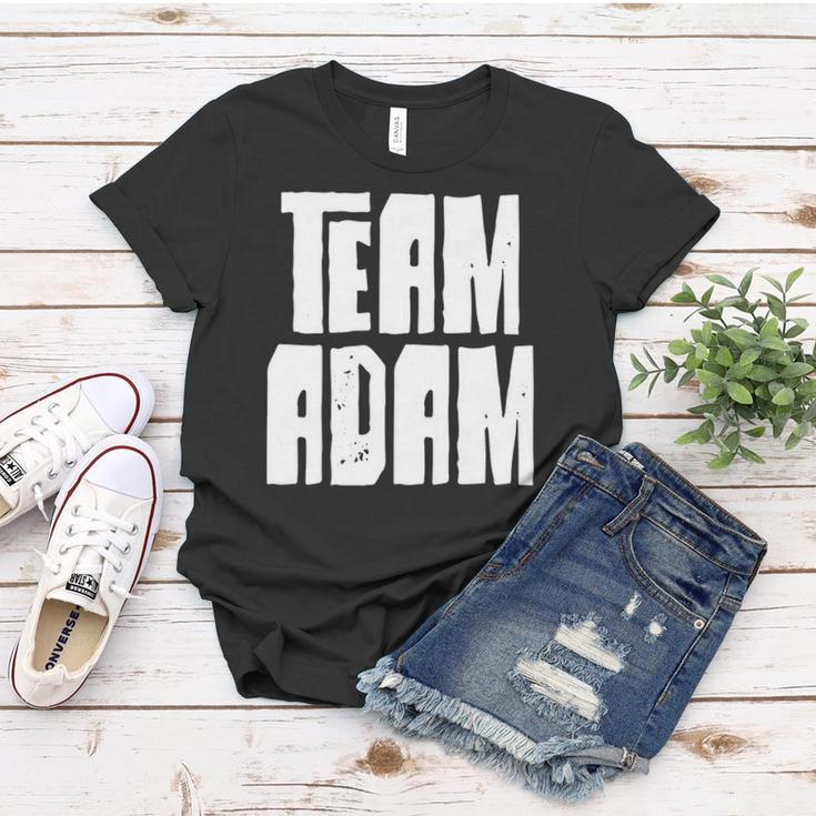 Team Adam Son Dad Mom Husband Grandson Sports Family Group Women T-shirt Unique Gifts