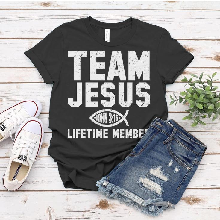 Team Jesus Lifetime Member John 316 Tshirt Women T-shirt Unique Gifts