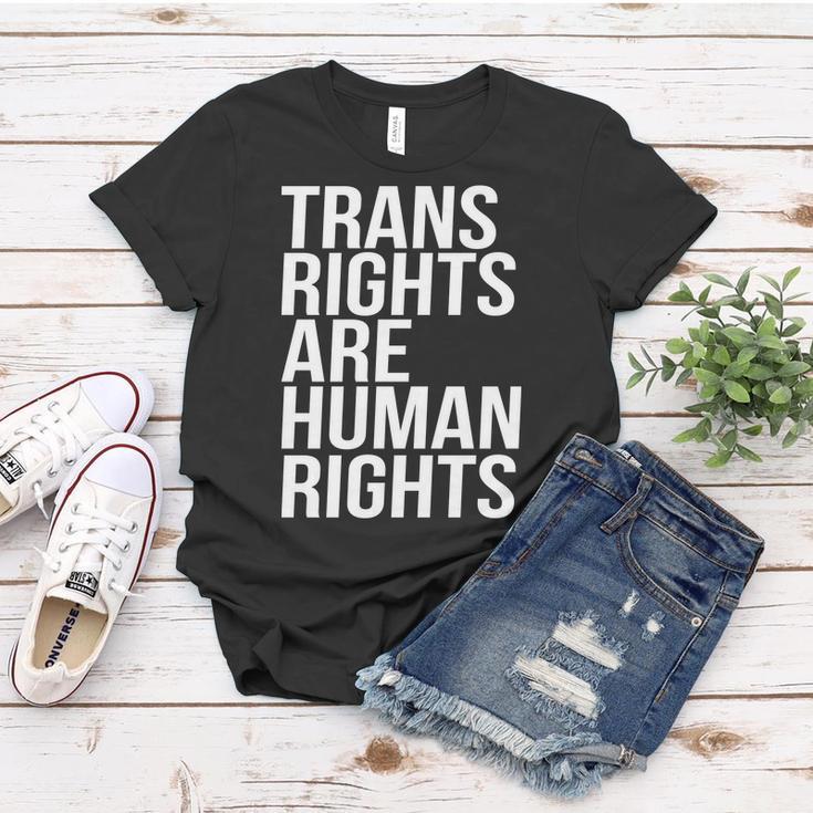 Transgender Trans Rights Are Human Rights V2 Women T-shirt Unique Gifts