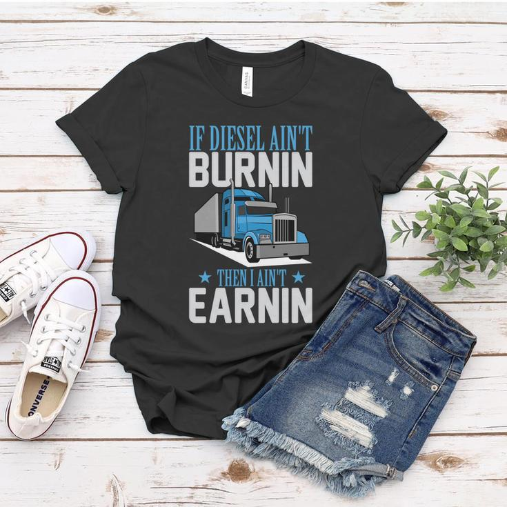 Truck Driver Funny Trucker Semicute Gifttrailer Truck Gift Women T-shirt Unique Gifts