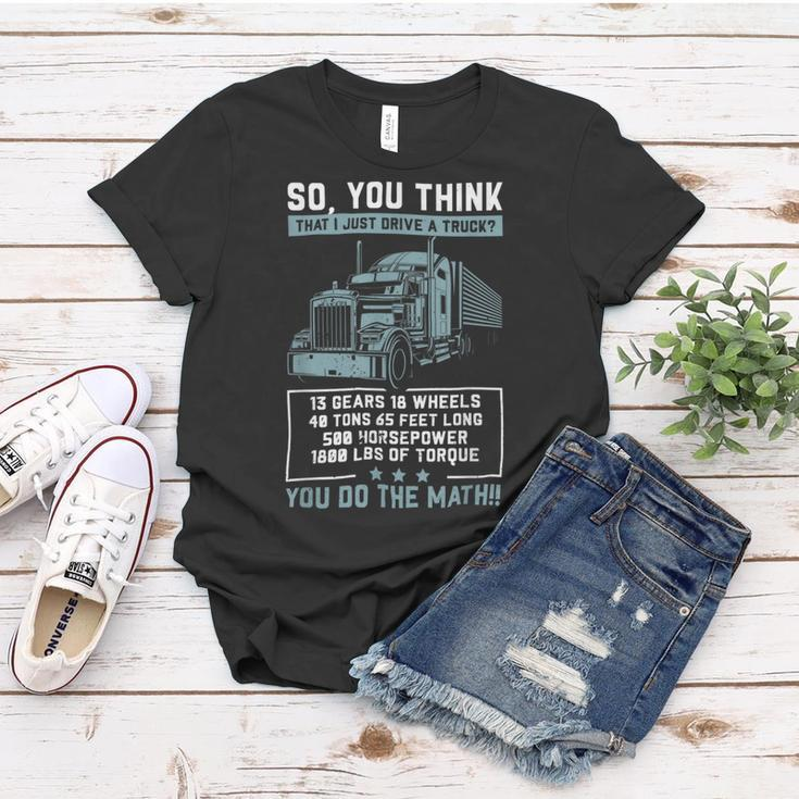Trucker Trucker Accessories For Truck Driver Motor Lover Trucker_ V28 Women T-shirt Funny Gifts