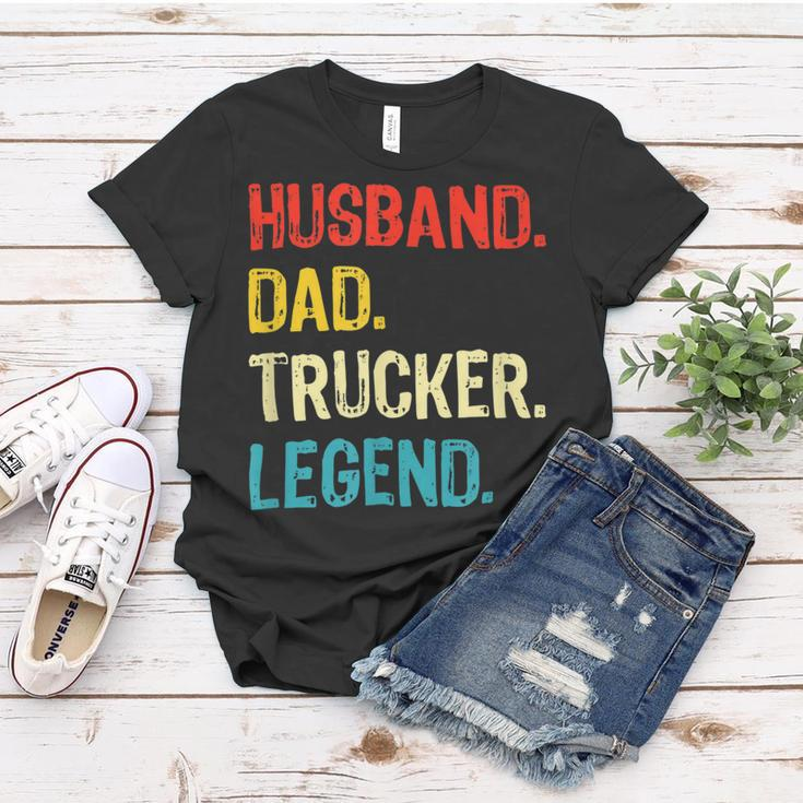Trucker Trucker Husband Dad Trucker Legend Truck Driver Trucker Women T-shirt Funny Gifts