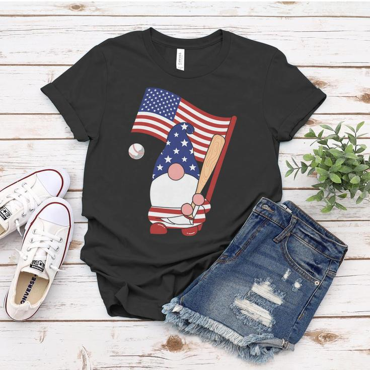 Usa Flag Gnome Graphic 4Th Of July Plus Size Shirt Women T-shirt Unique Gifts