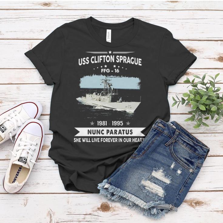 Uss Clifton Sprague Ffg Women T-shirt Unique Gifts