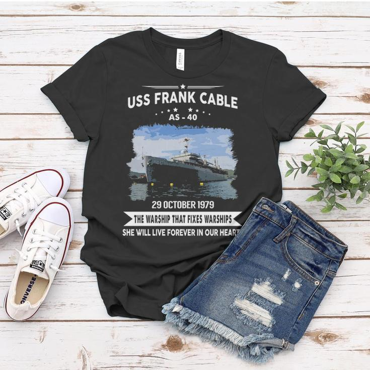 Uss Frank Cable As Women T-shirt Unique Gifts
