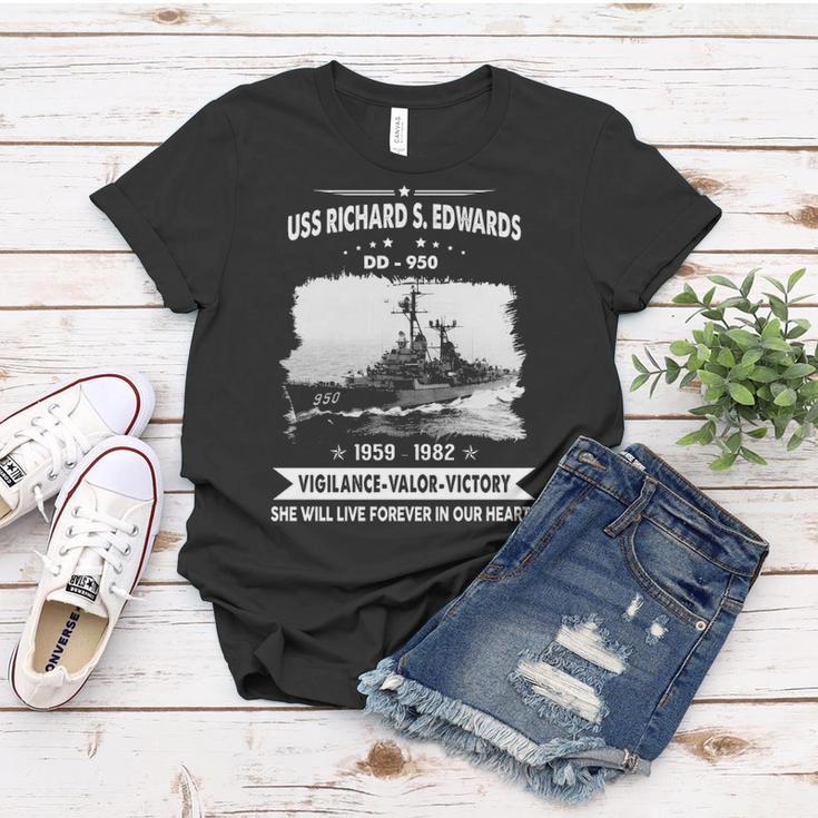 Uss Richard S Edwards Dd V2 Women T-shirt Unique Gifts