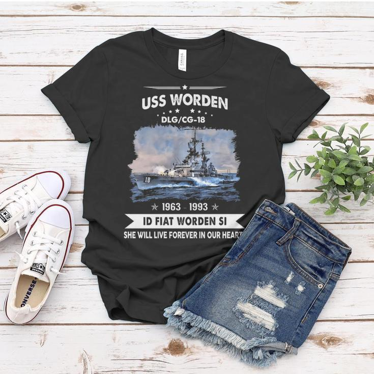 Uss Worden Dlg 18 Cg Women T-shirt Unique Gifts