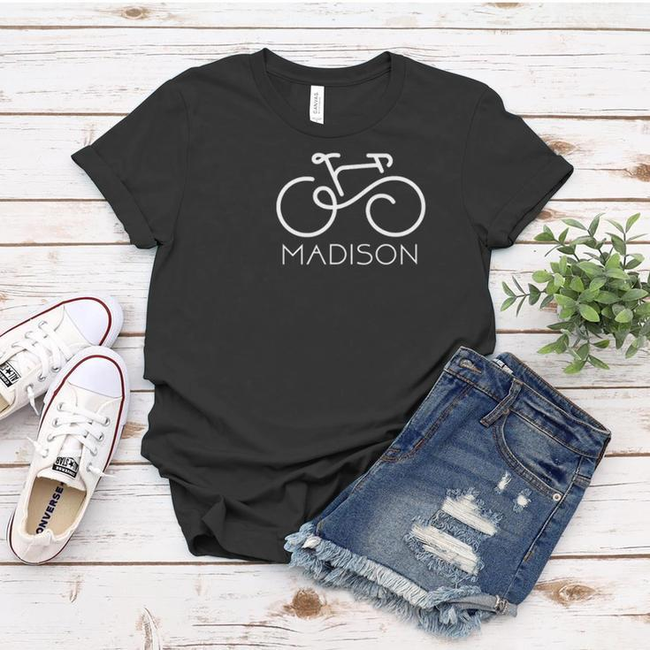 Vintage Design Tee Bike Madison Women T-shirt Unique Gifts