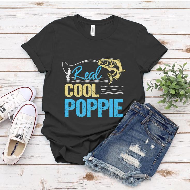 Vintage Reel Cool Poppie Fishing Daddy Women T-shirt Unique Gifts