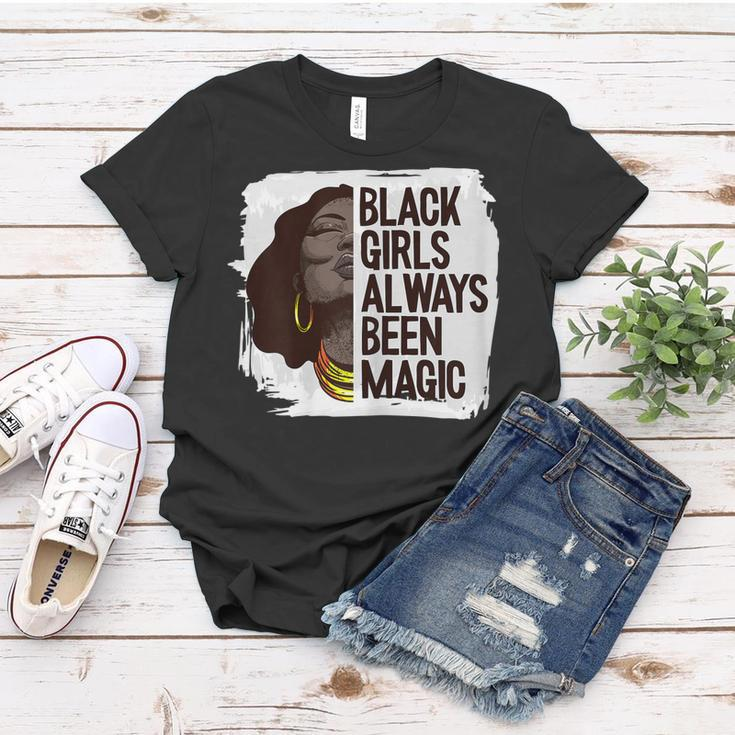 Womens Black Girl Magic Black History Month Blm Melanin Afro Queen V2 Women T-shirt Funny Gifts
