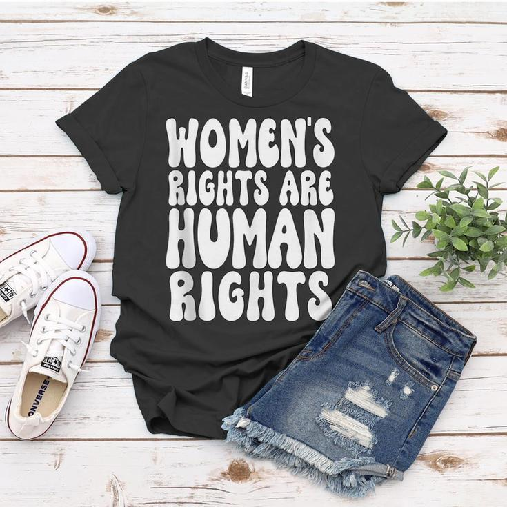 Womens Rights Are Human Rights Womens Pro Choice Women T-shirt Funny Gifts