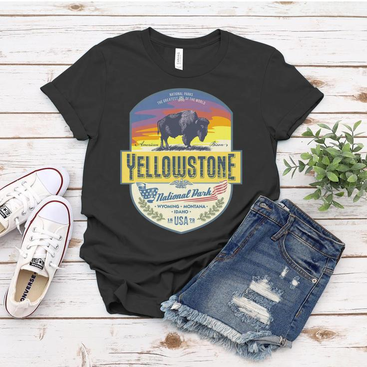 Yellowstone National Park Tshirt V2 Women T-shirt Unique Gifts
