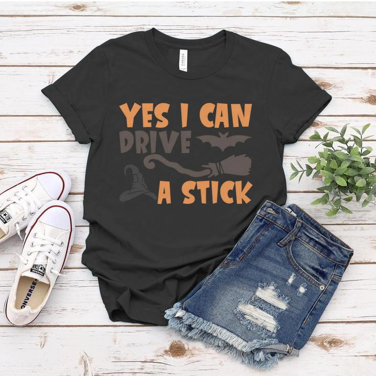 Yes I Can Drive A Stick Halloween Quote V2 Women T-shirt Unique Gifts