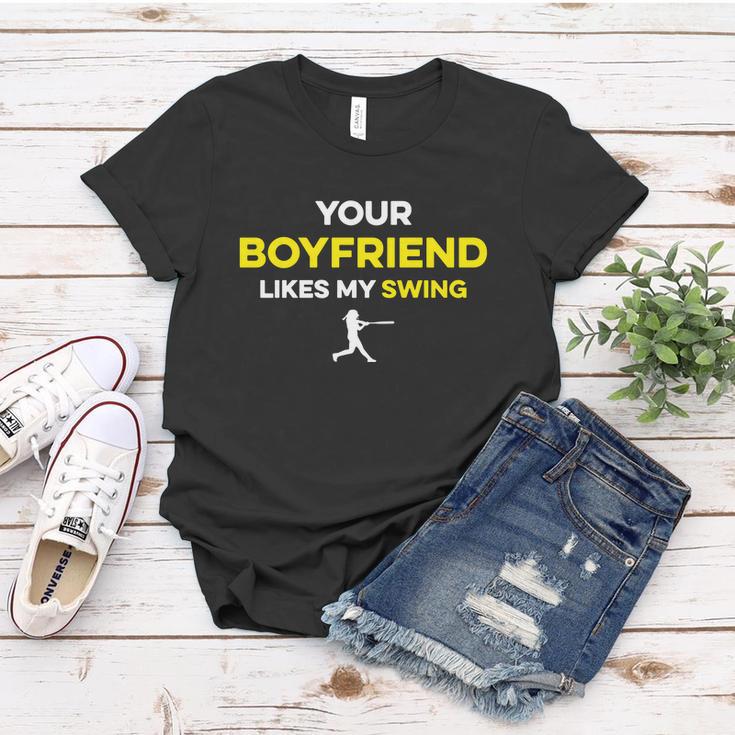 Your Boyfriend Likes My Swing Women T-shirt Unique Gifts