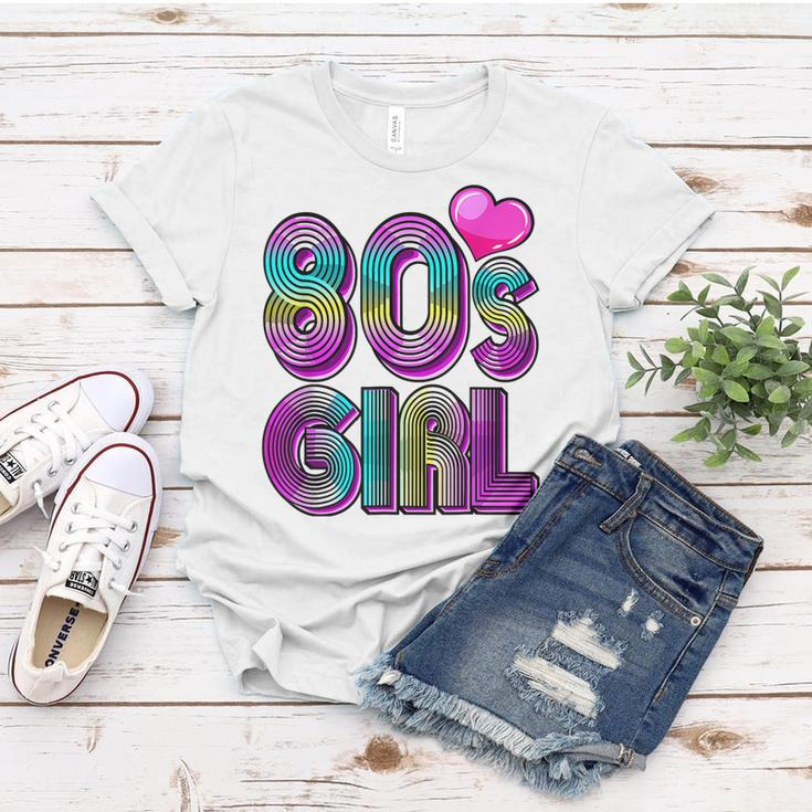 80S Girl Birthday Party Costume Retro Vintage Gift Women V2 Women T-shirt Funny Gifts