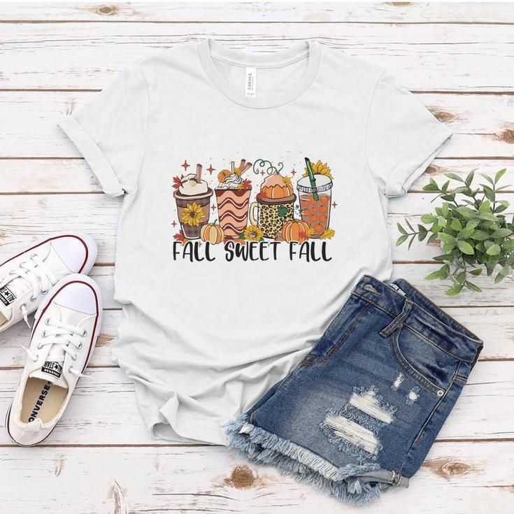 Fall Sweet Fall Thanksgiving Gifts Women T-shirt Personalized Gifts