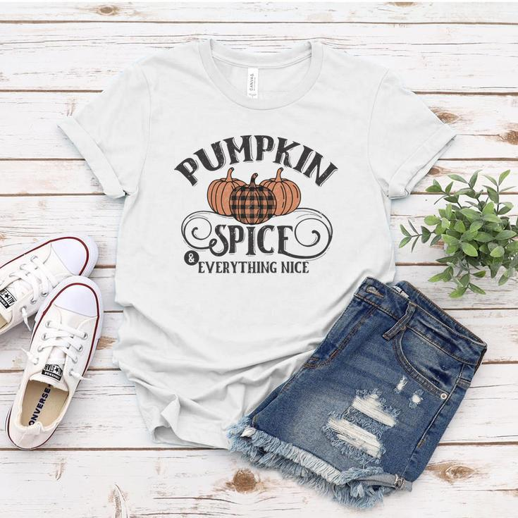 Fall Yall Pumpkin Spice And Everything Nice Women T-shirt Funny Gifts