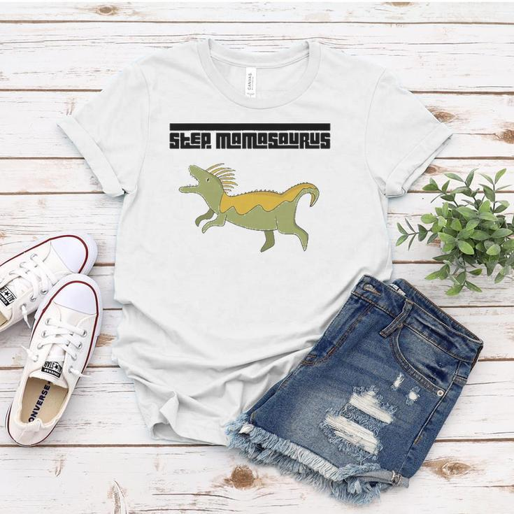 Step Momasaurus For Stepmothers Dinosaur Women T-shirt Unique Gifts