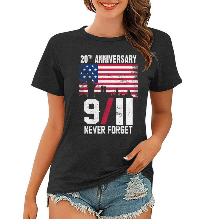 20Th Anniversary Never Forget 911 September 11Th Tshirt Women T-shirt