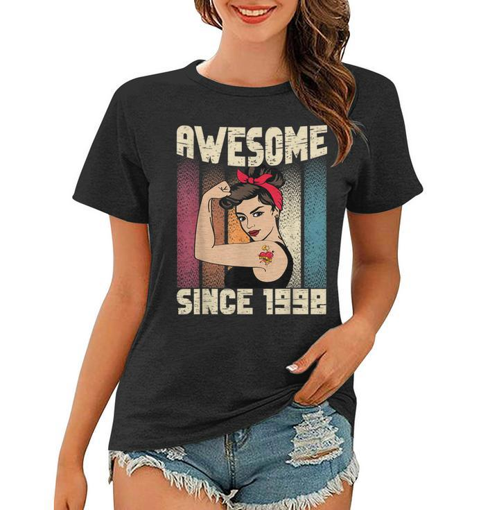 24 Year Old Awesome Since 1998 24Th Birthday Women  Women T-shirt