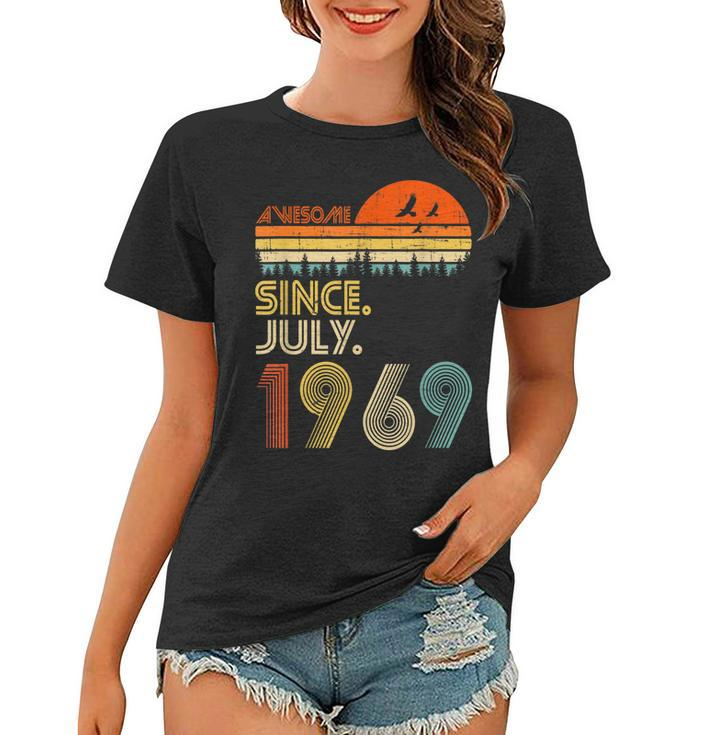 53 Years Old Awesome Since July 1969 53Rd Birthday  Women T-shirt