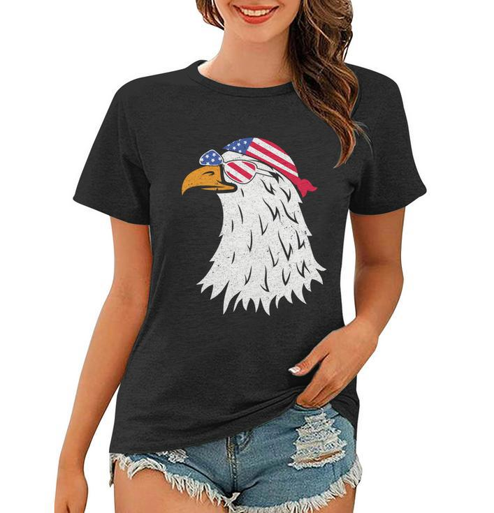 American Bald Eagle Mullet 4Th Of July Vintage Gift Women T-shirt