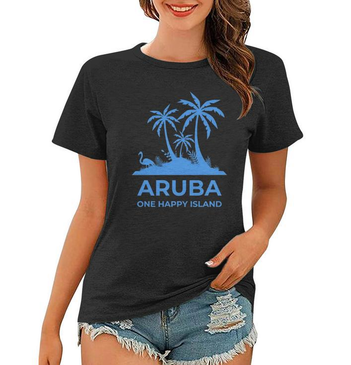 Aruba One Happy Island  V2 Women T-shirt