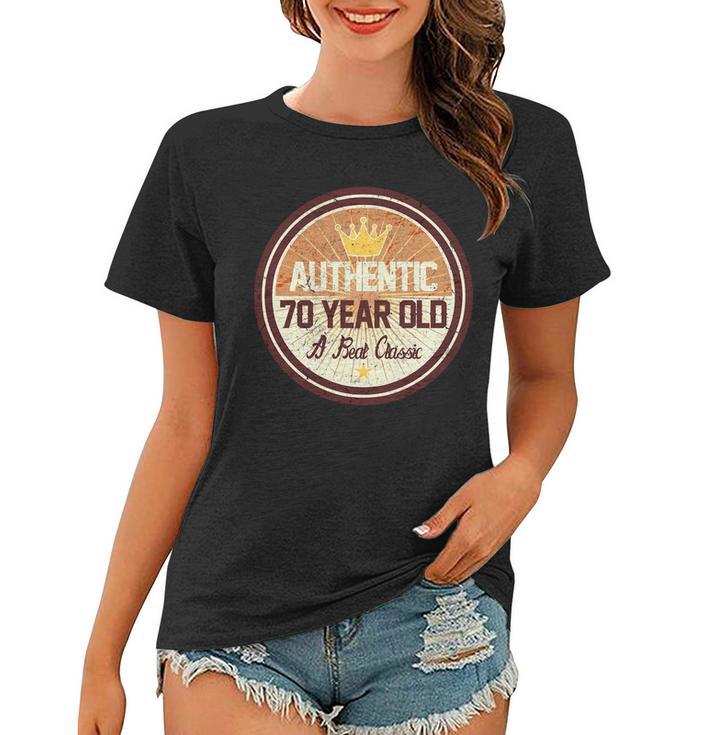 Authentic 70 Year Old Classic 70Th Birthday Tshirt Women T-shirt