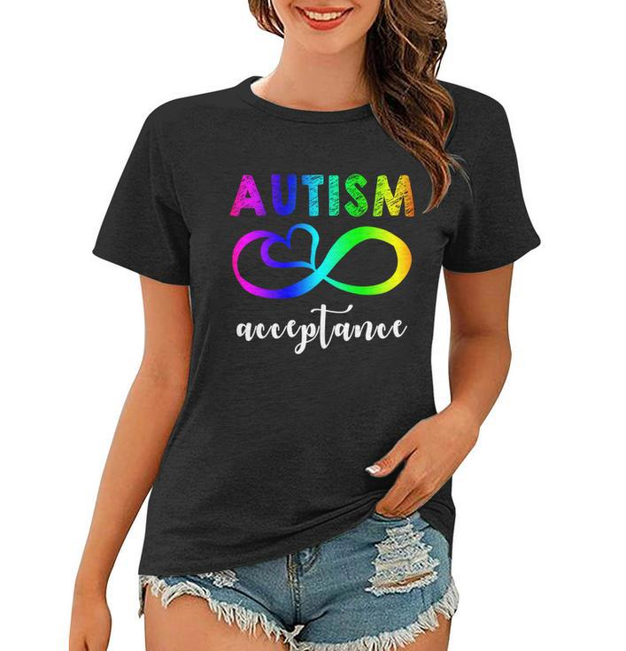 Autism Acceptance Rainbow Tshirt Women T-shirt