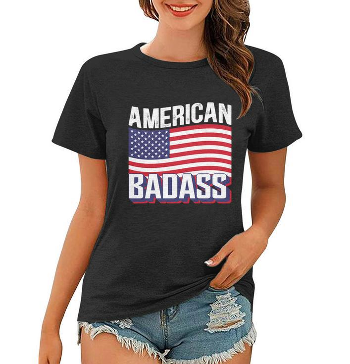 Badass Graphic 4Th Of July Plus Size Women T-shirt