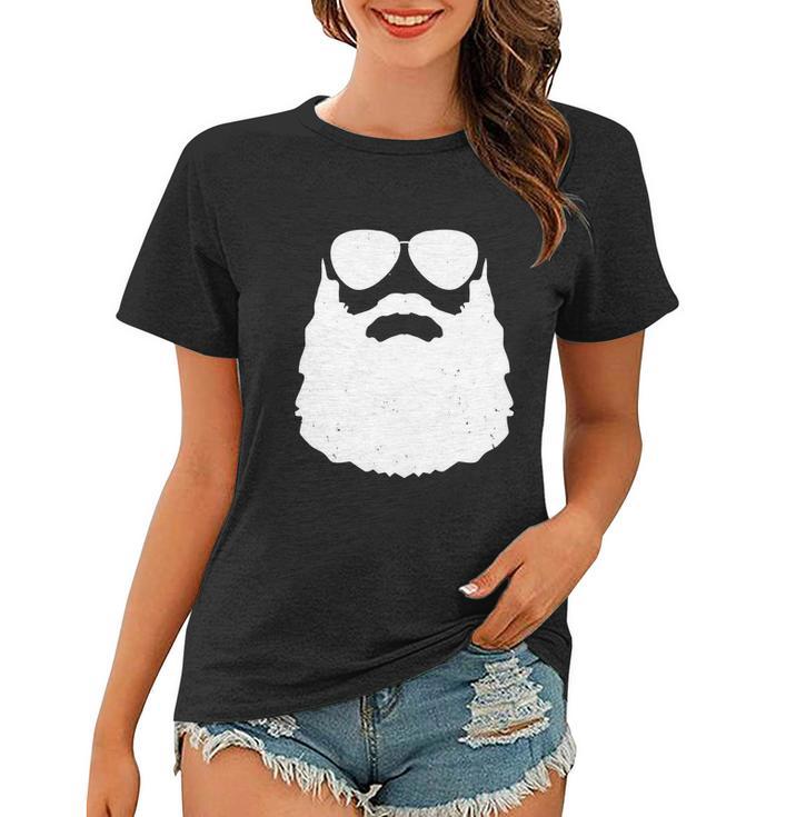 Beard Glasses V2 Women T-shirt