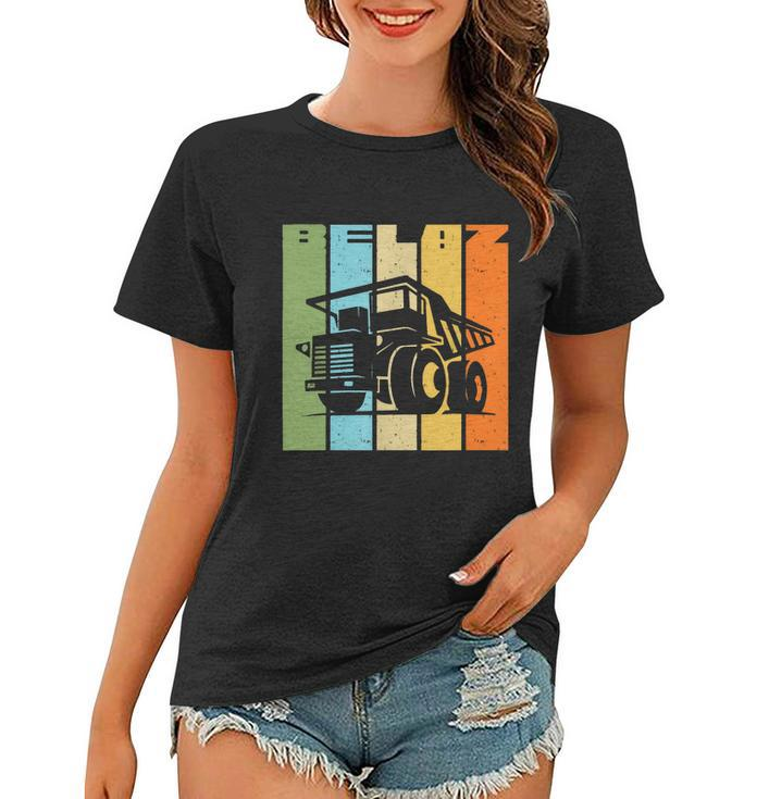 Belaz Dump Truck Construction Machines Driver Work Gift Women T-shirt