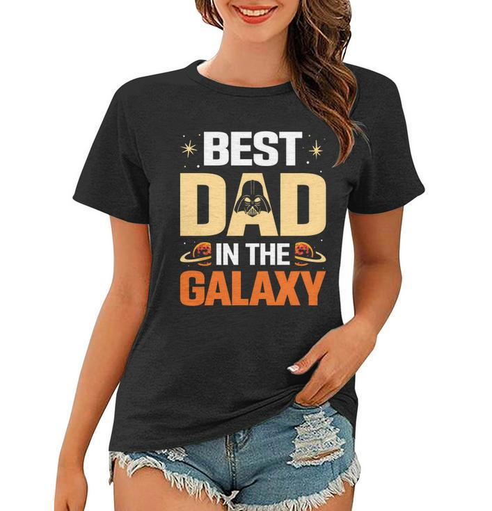 Best Dad In The Universe Fathers Day Spoof Tshirt Women T-shirt
