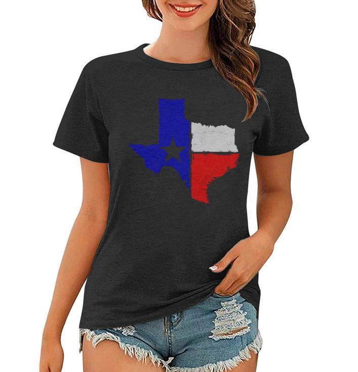 Big Texas Flag Vintage Tshirt Women T-shirt