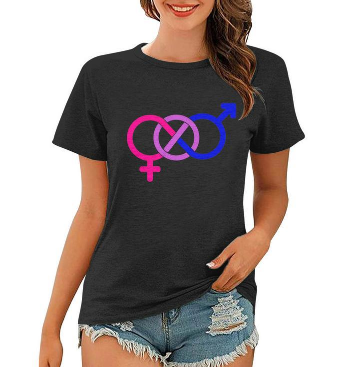 Bisexual Bi Pride Shirt Gay Parade Lgbtq Tshirt Women T-shirt