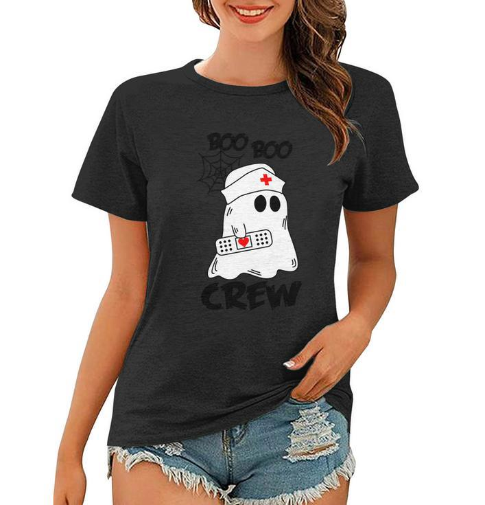 Boo Boo Crew Halloween Quote V4 Women T-shirt