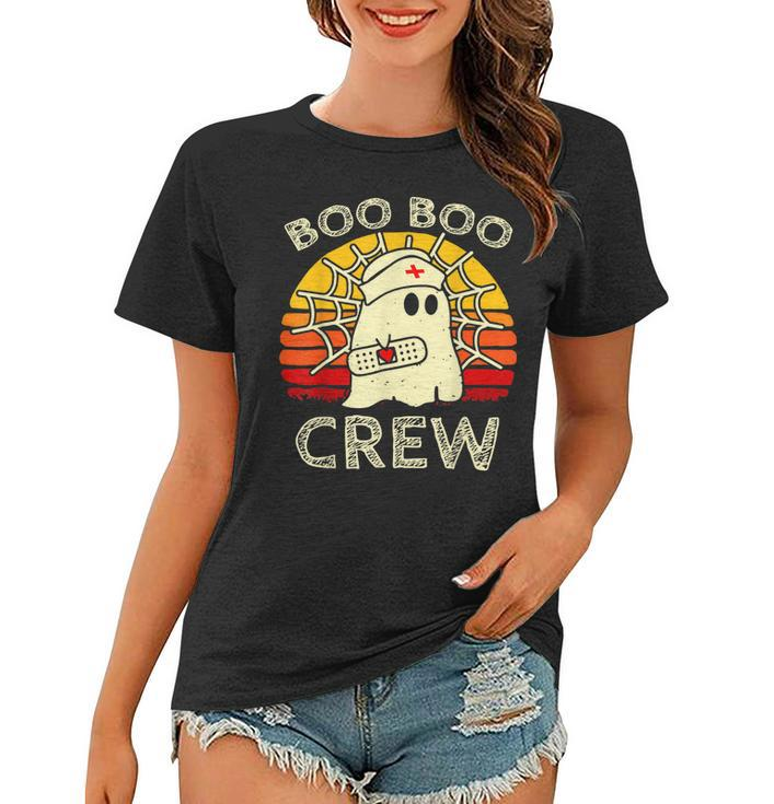 Boo Boo Crew Nurse  Funny Ghost Halloween Nurse  V3 Women T-shirt