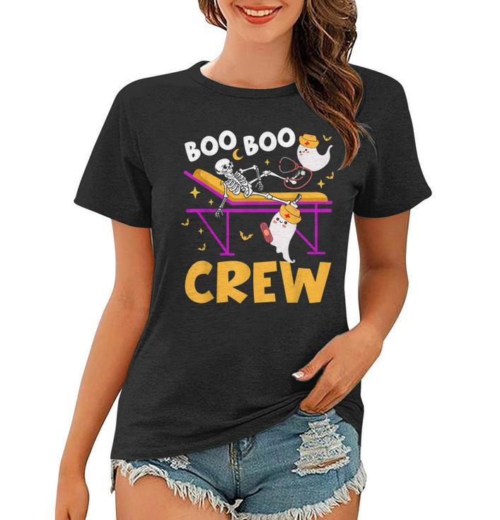 Boo Boo Crew Nurse  Funny Ghost Women Halloween Nurse  Women T-shirt