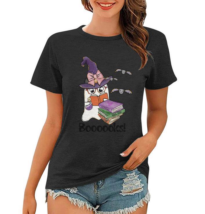 Boooooks Ghost Funny Halloween Quote V2 Women T-shirt