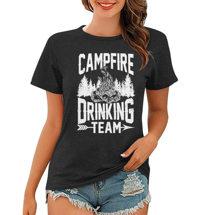 Campfire Drinking Team Tshirt Women T-shirt